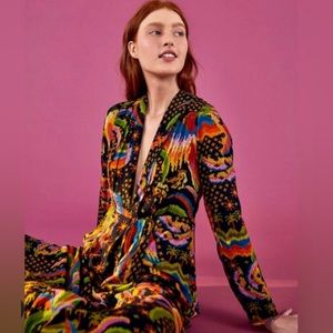 FARM RIO MACAW ISLAND MAXI DRESS